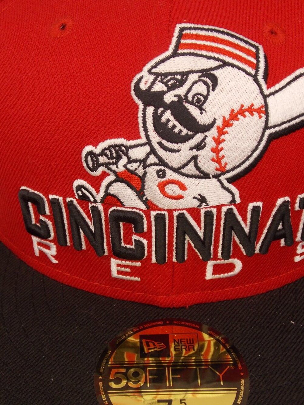 New Era 59Fifty Cincinnati Reds Fitted Hat Sz 7 5/8